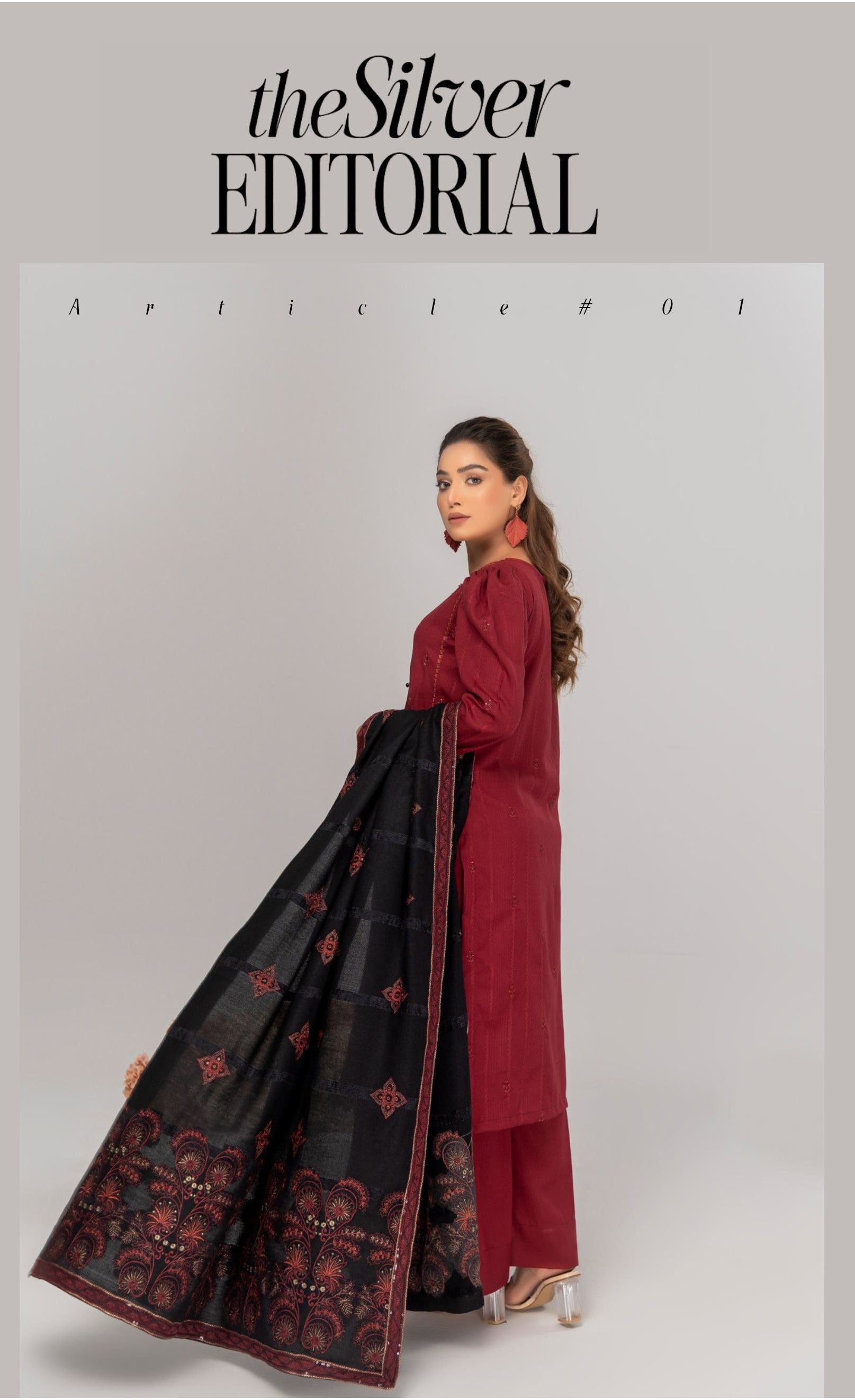 EMBROIDERED FANCY DHANAK 3 PIECE SUITING