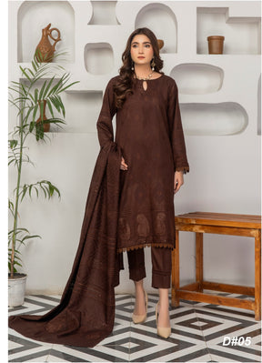 VELVET DHANAK JACQUARD 3 PIECE