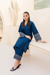 2 Piece Embroidered Dhanak