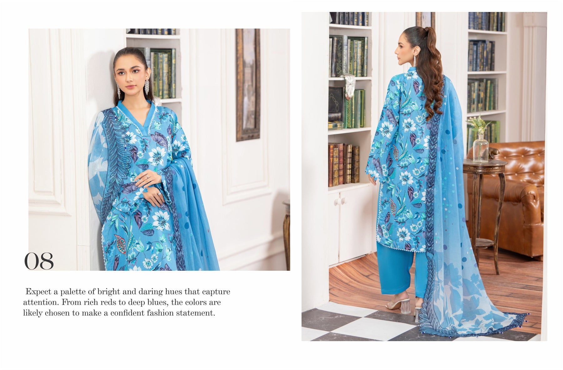 DIGITAL PRINTED VISCOSE 3 PIECE SUIT