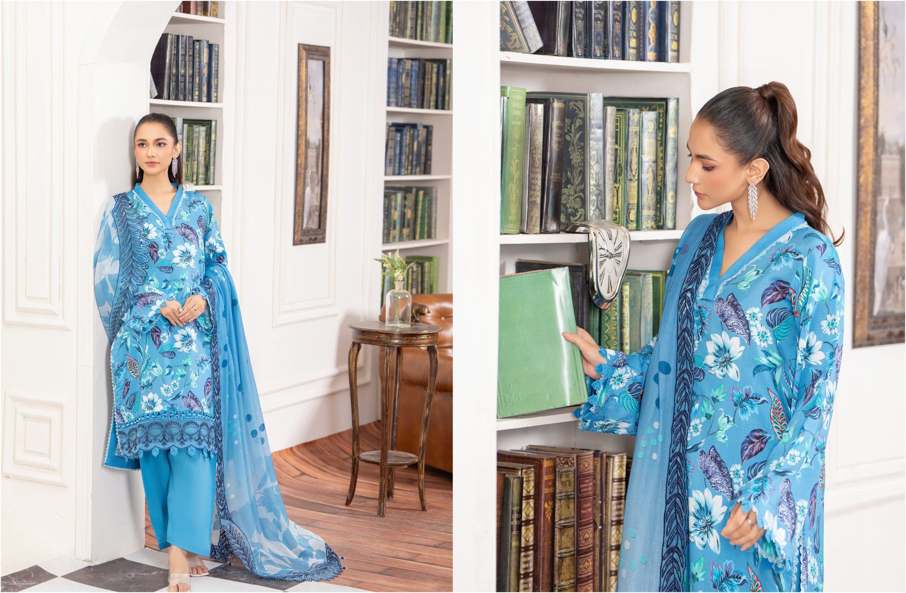 DIGITAL PRINTED VISCOSE 3 PIECE SUIT